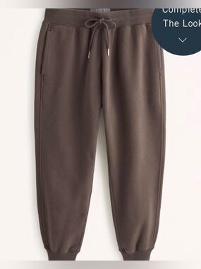 Abercrombie & Fitch Brown Essential Joggers